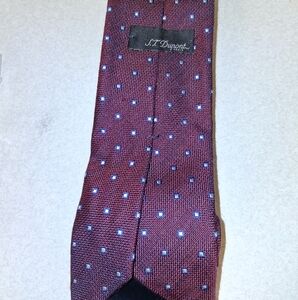 Bundle 2 Ties For 1 . N'Damus Burgundy Patterned Tie